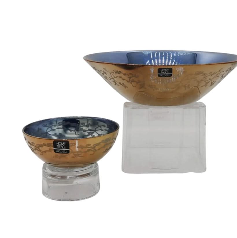 Lavish Nova Golden Ice Cream Set 7Pc (Glass)