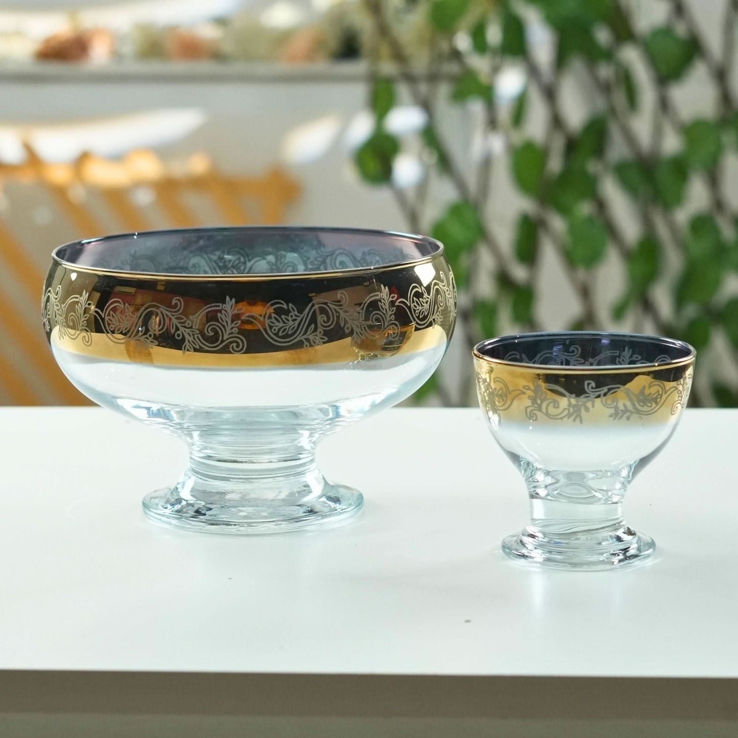 Gold & Cut Ice Cream 7PC Set