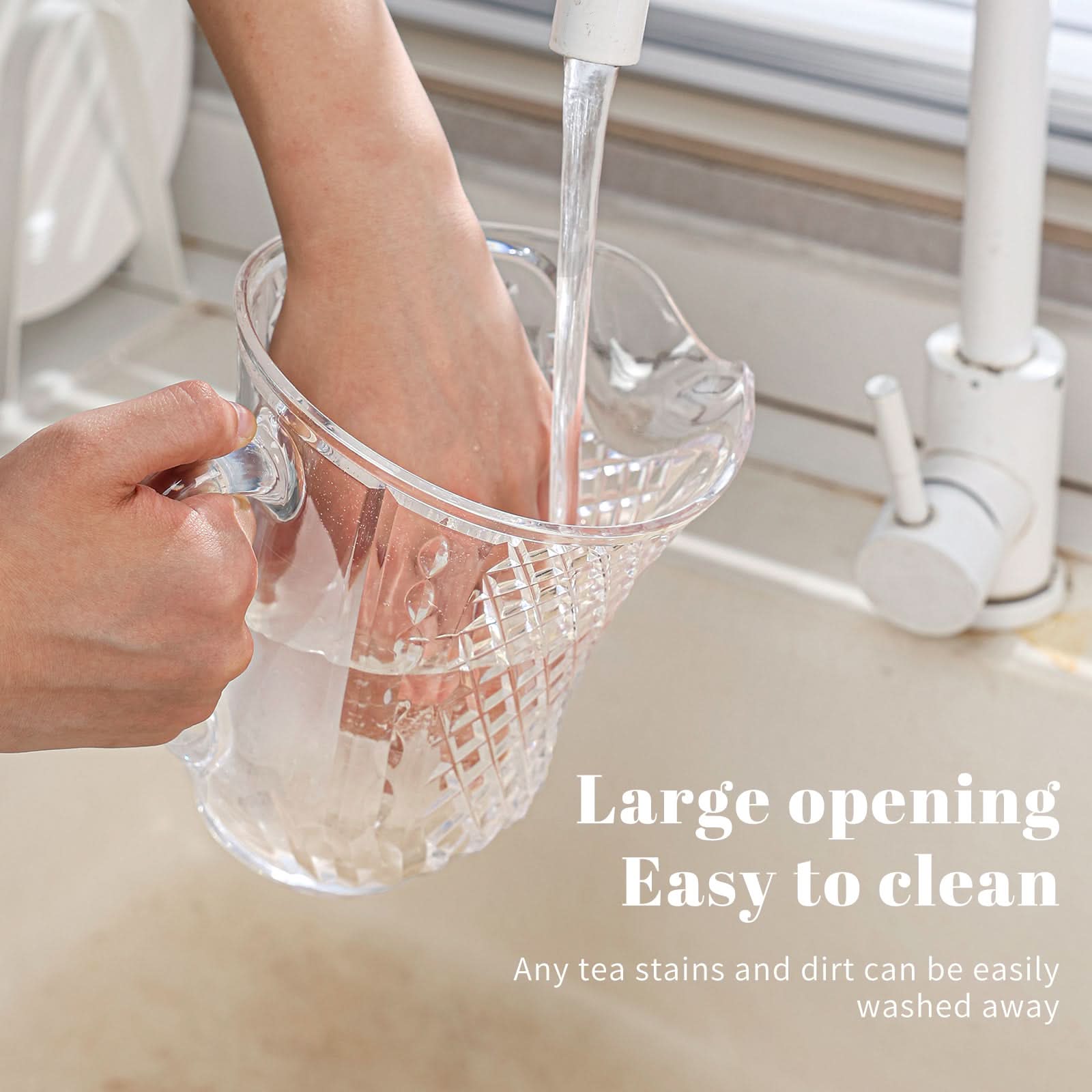 Acrylic Regal Bloom Jug 1300ml 1 PC