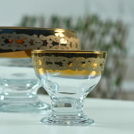 Gold & Cut Ice Cream 7PC Set