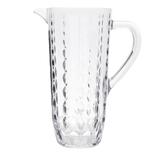 Acrylic Water Drop Cut Jug With Sealed Cap 1Pc