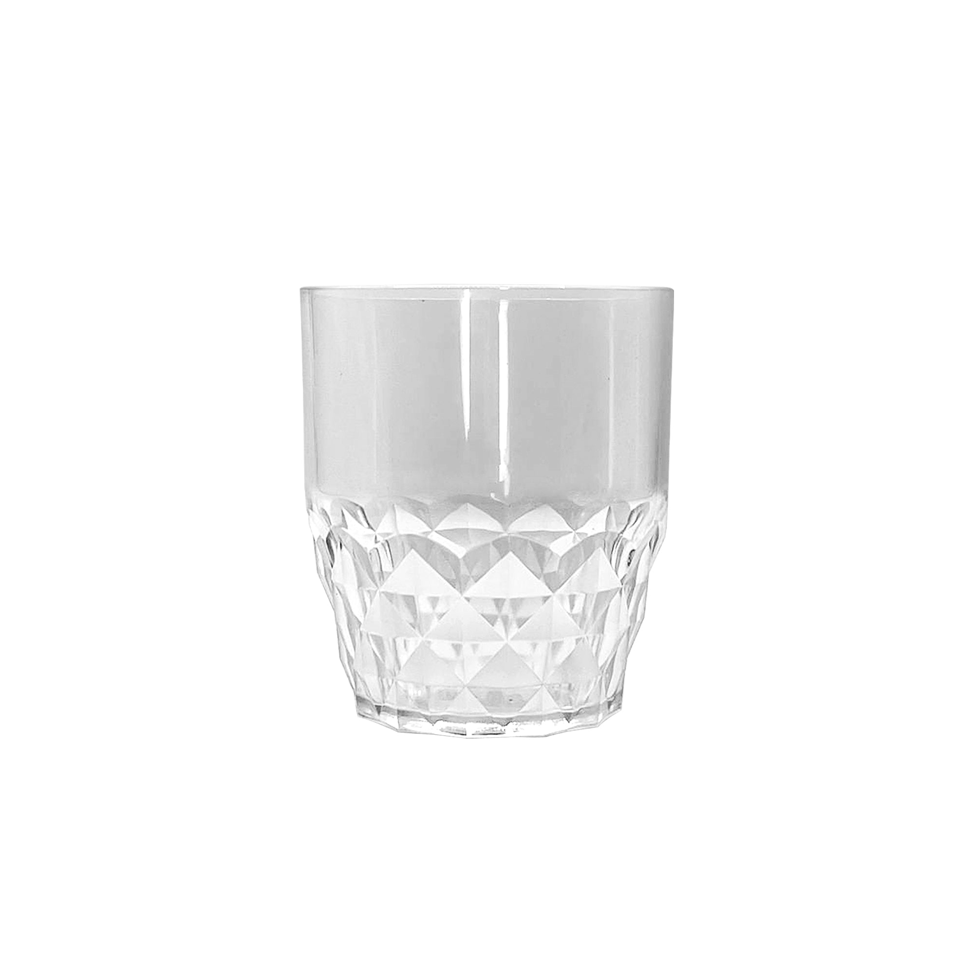 Acrylic Frosted Diamond 340 ml Glass 1pc