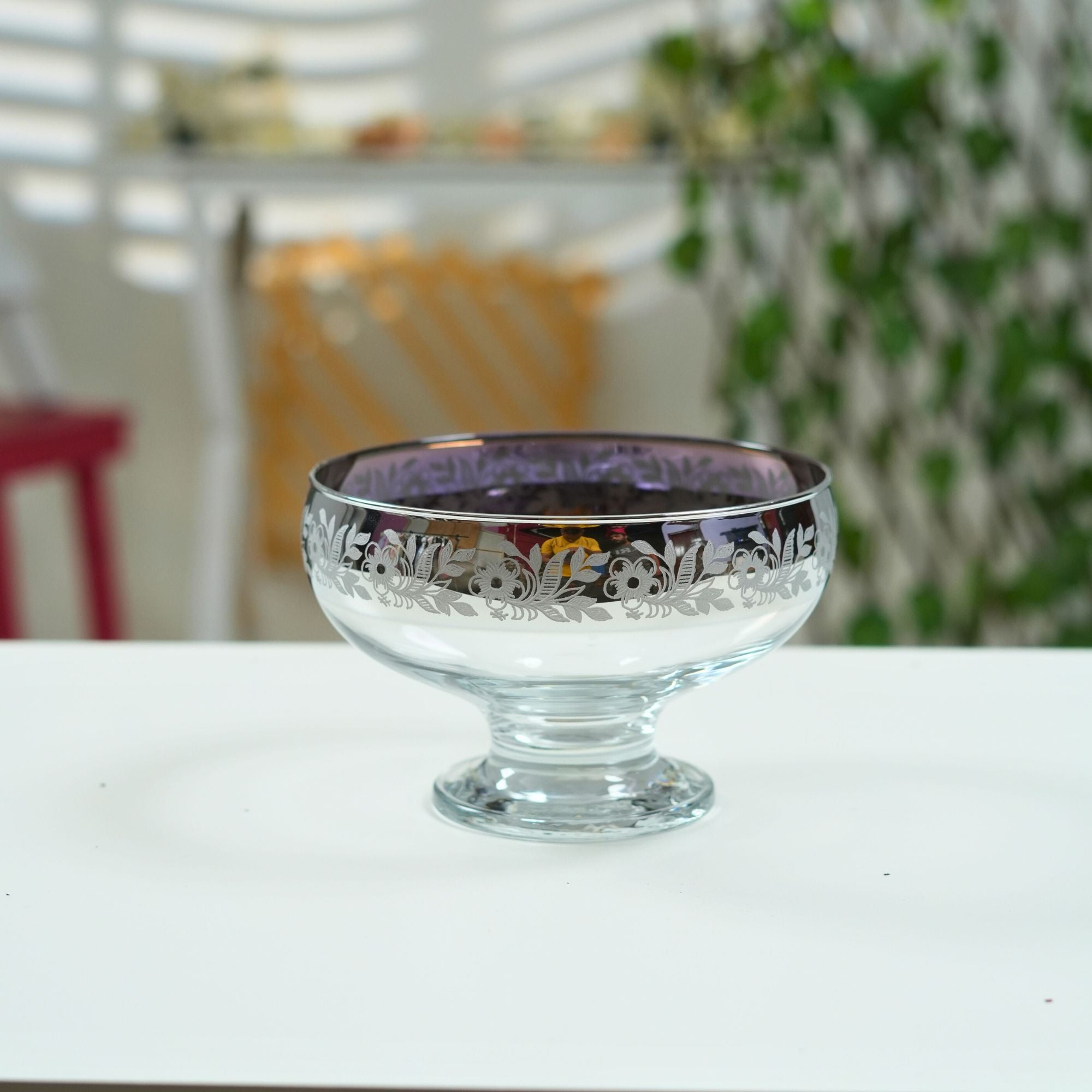 Silver Cut Ice Cream 7PC Set