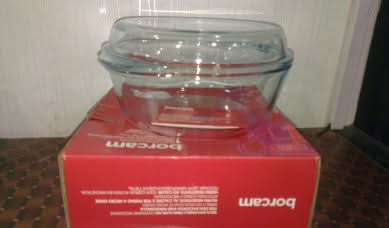 Pasabahce Deluxe Round Casserole With Cover 2.0Ltr