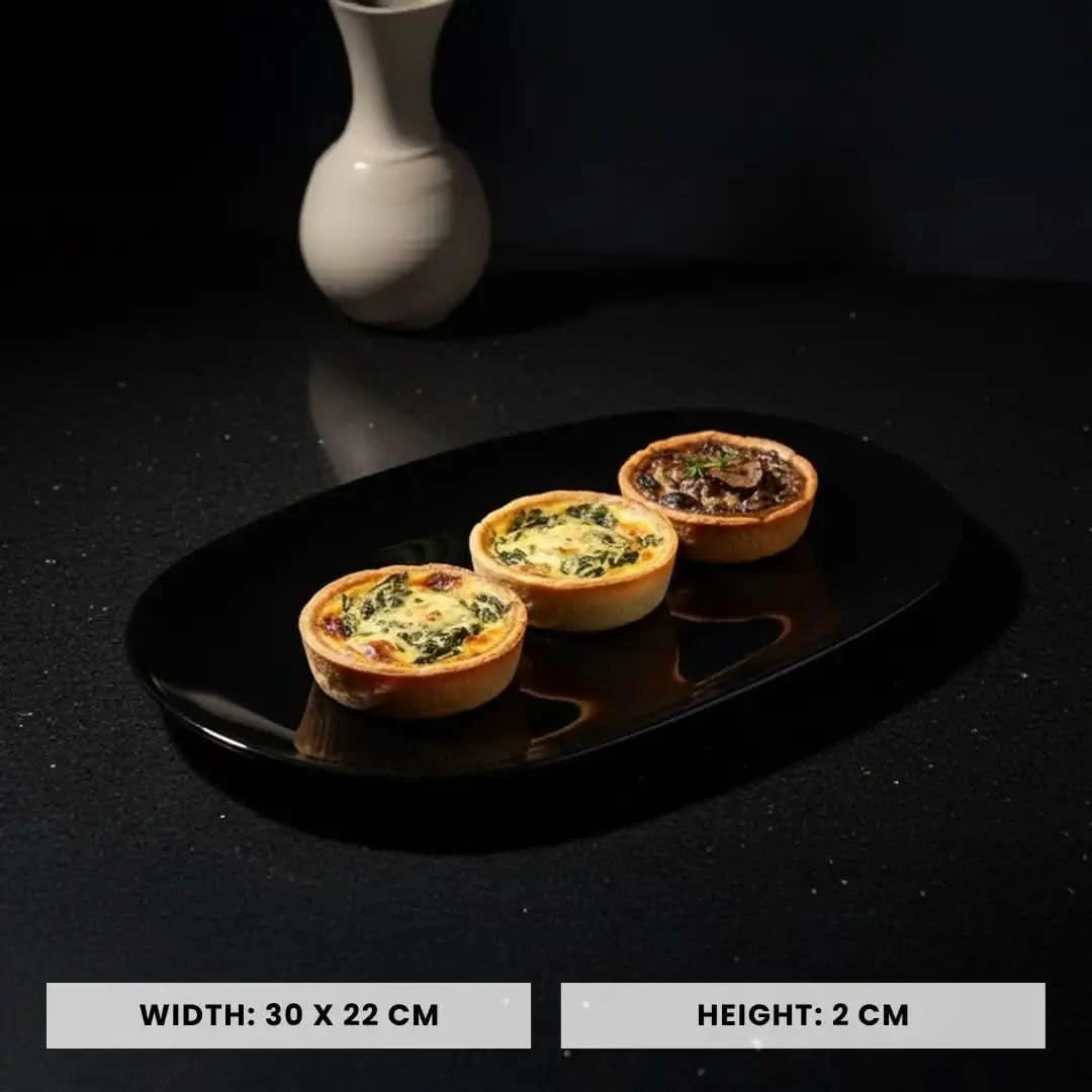 Opal Black Serving Dish