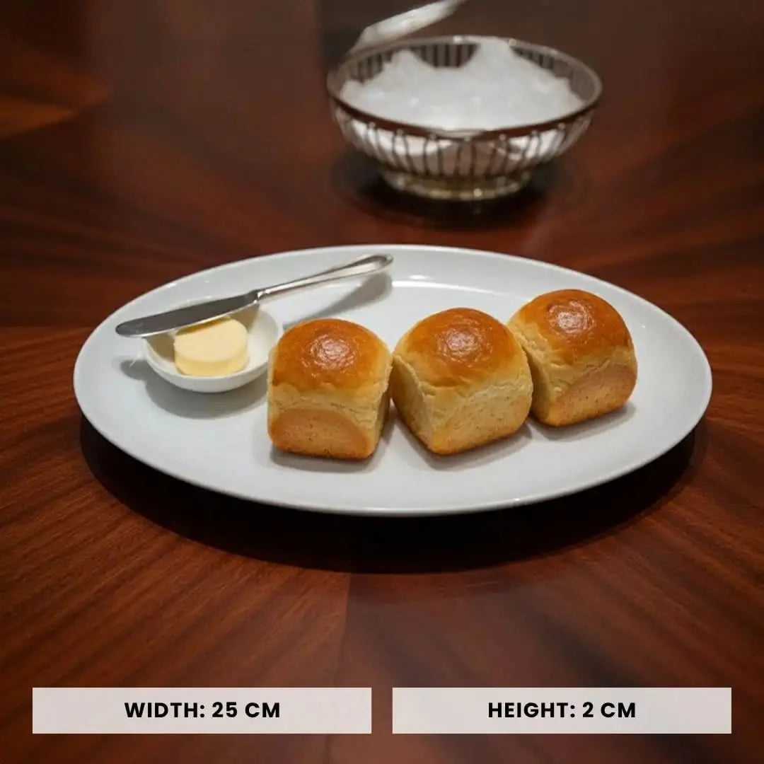 Opal White Dinner Plate