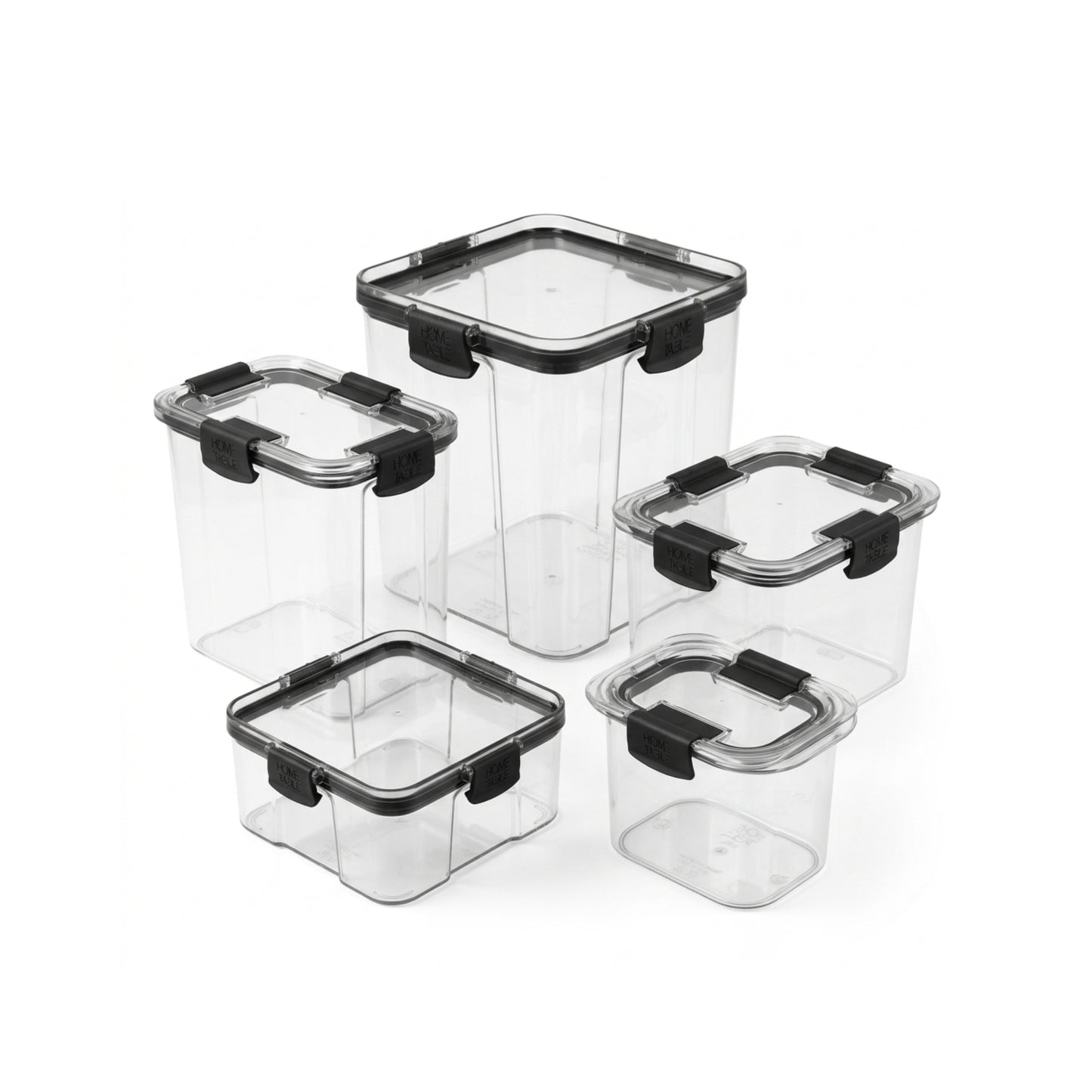 Complete Pantry Organizer Pack – Set of 5 Storage Boxes