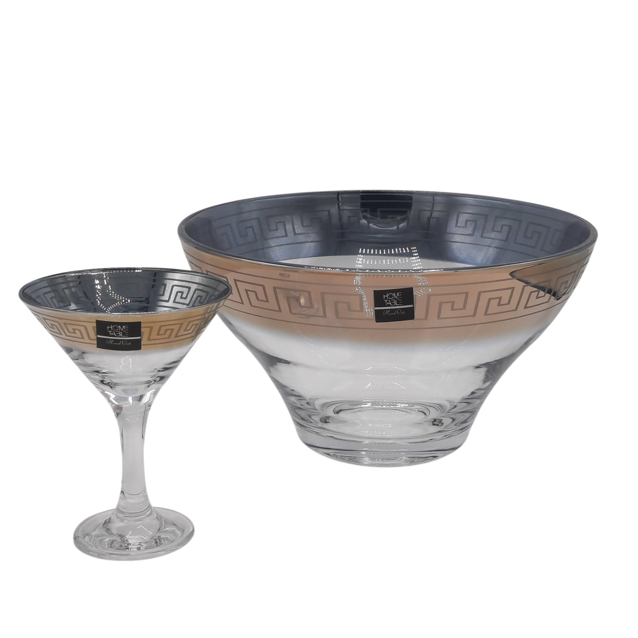 Venezia H/GOLD & Cutting Ice Cream Sst 7PC