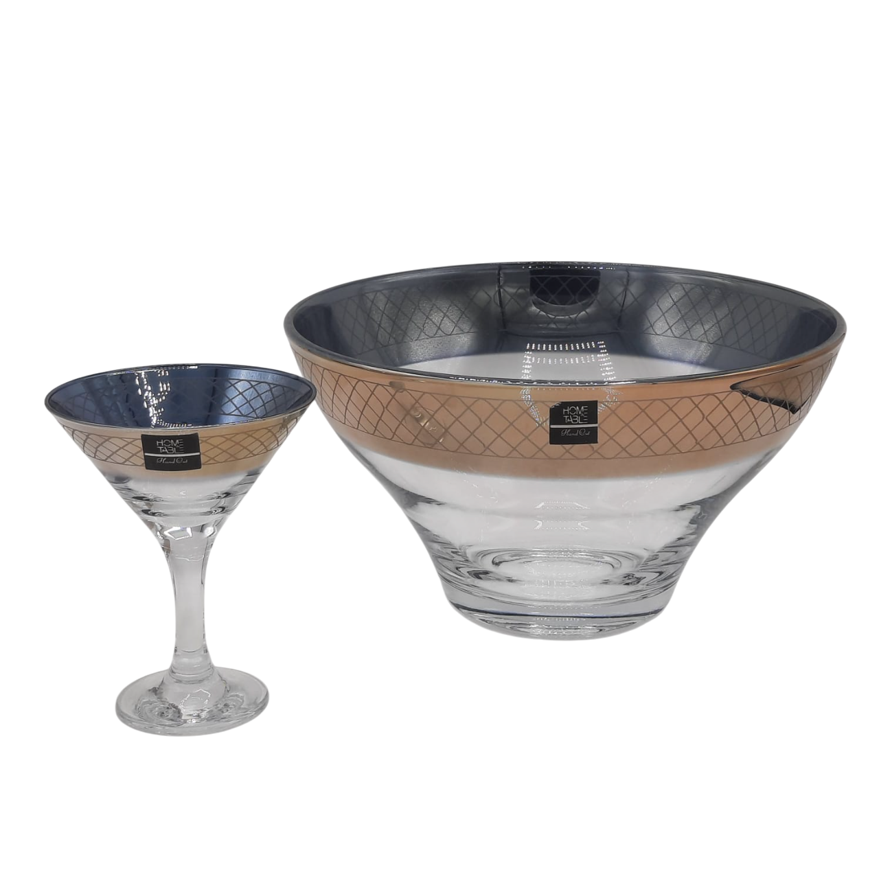 Venezia H/GOLD & Cutting Ice Cream Set 7PC