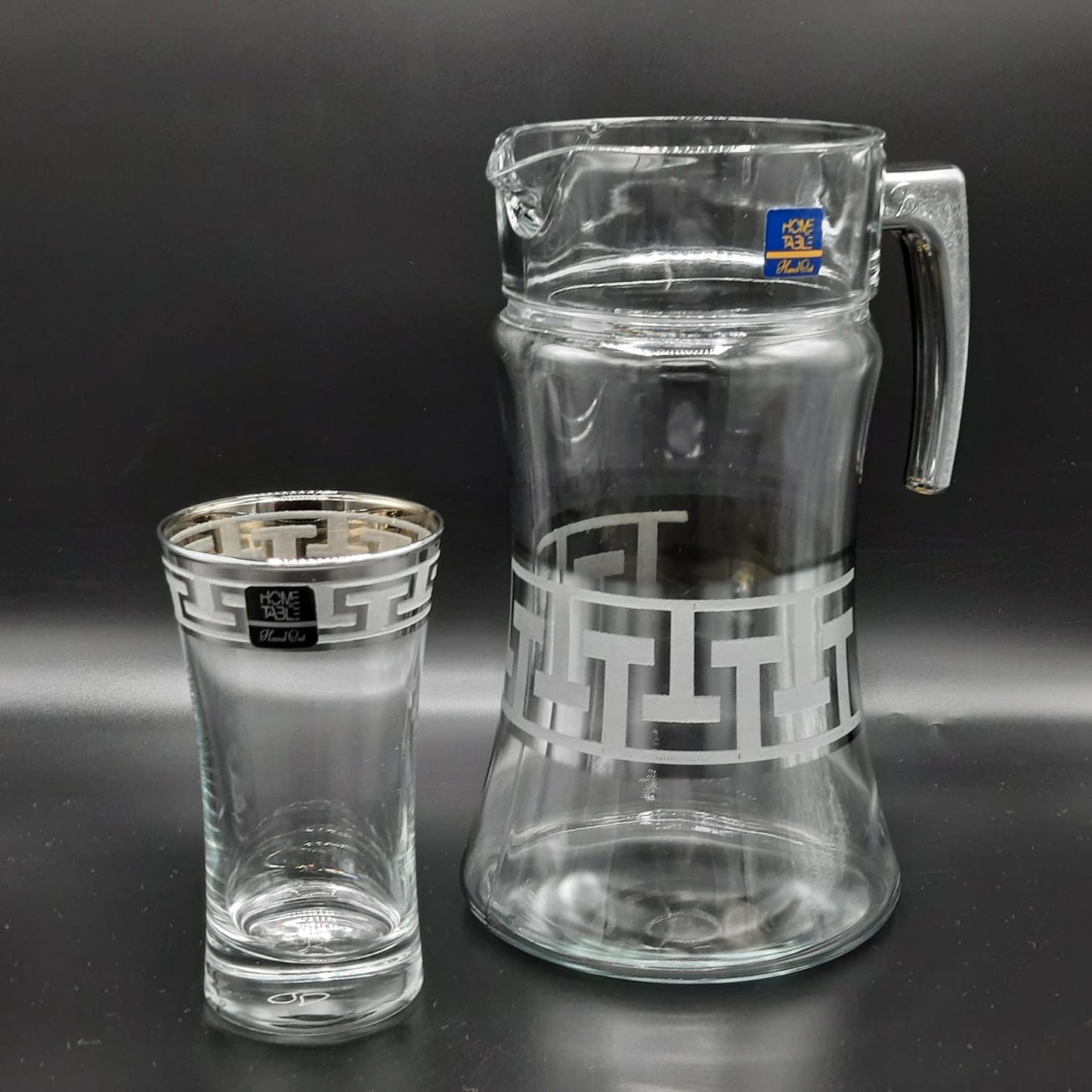 Western Azur Silver Water Set 7Pc (Glass)