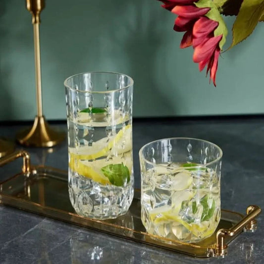 Acrylic Water Drop Cut Hb Glass 1Pc