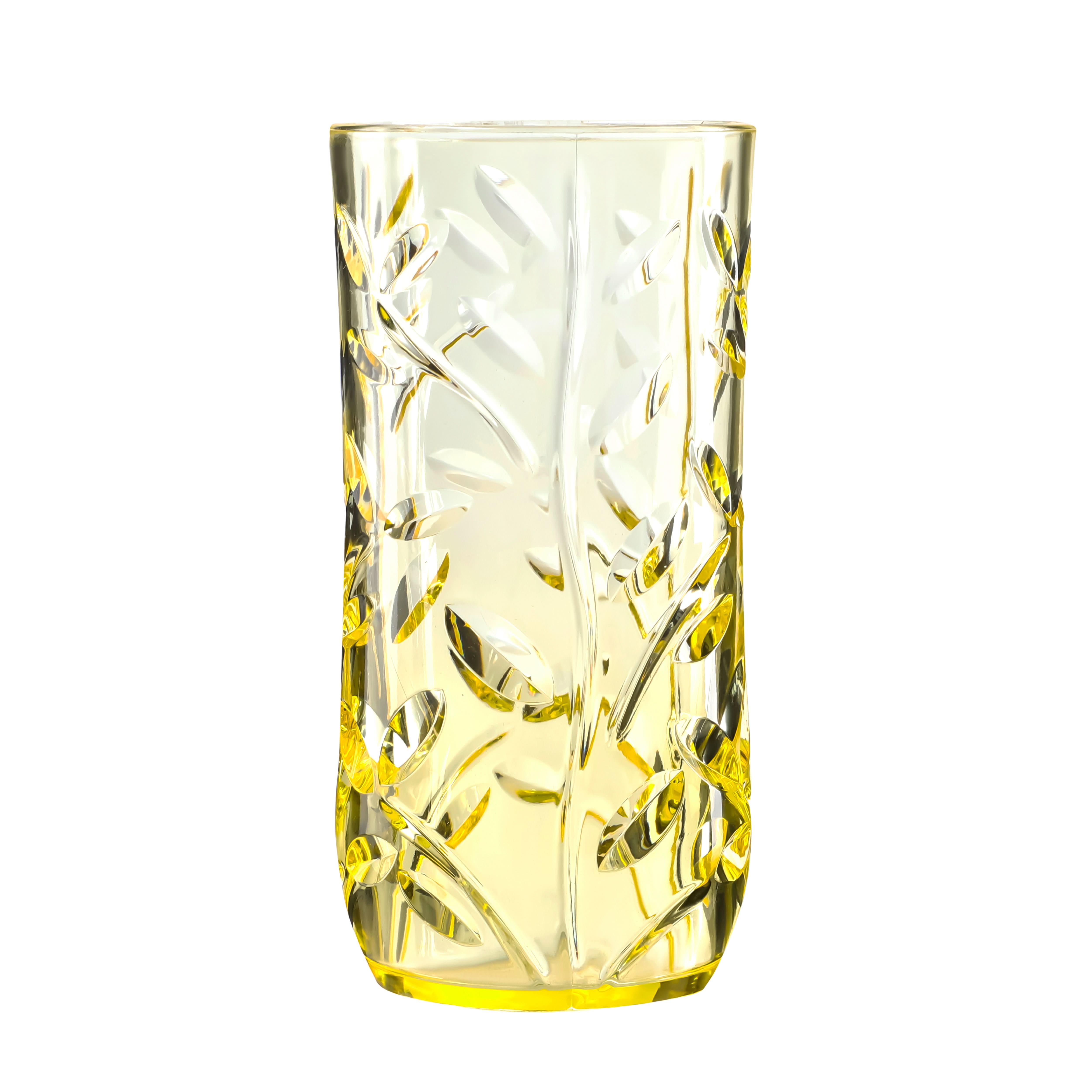 Acrylic Leaves Cut Hb Glass 1Pc