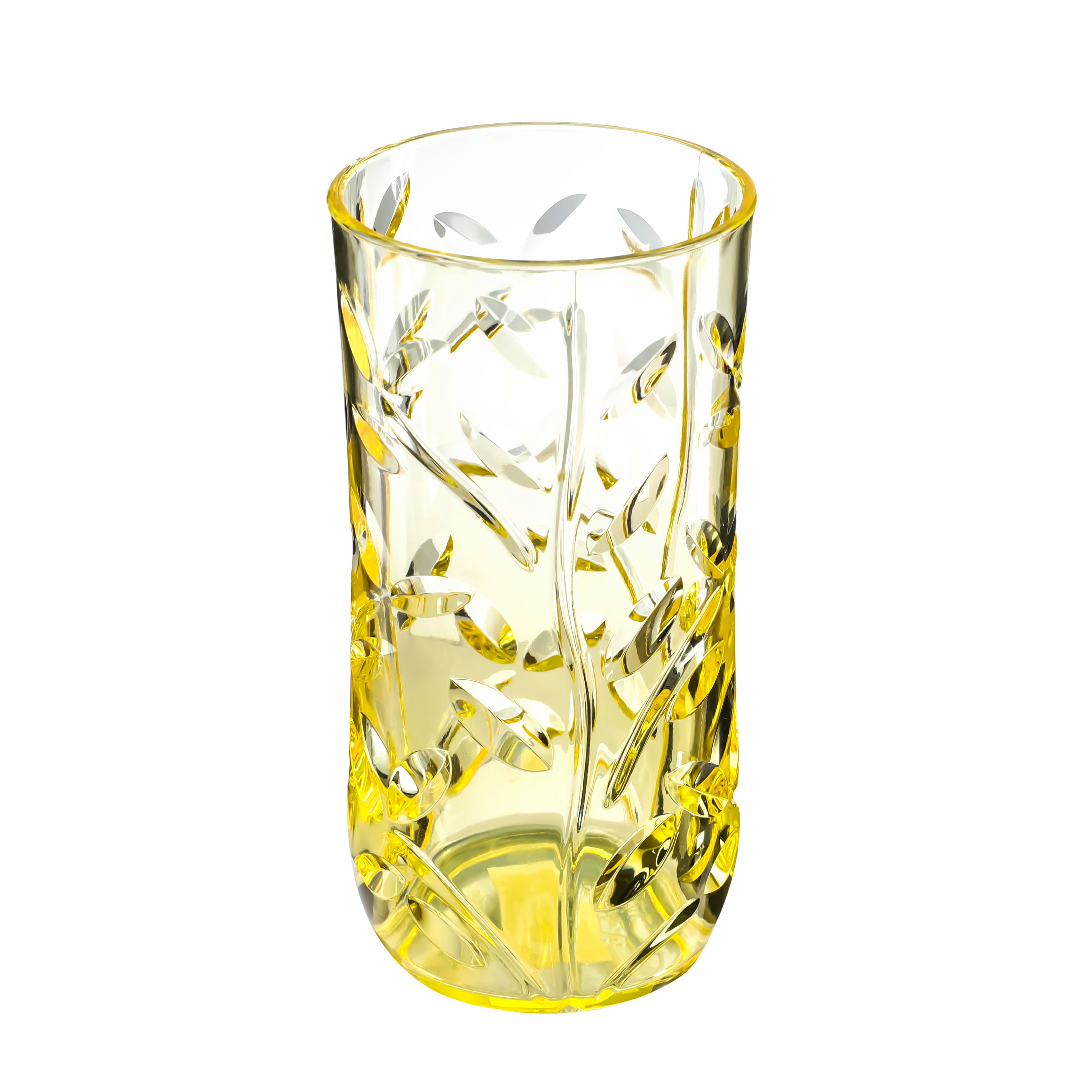 Acrylic Leaves Cut Hb Glass 1Pc