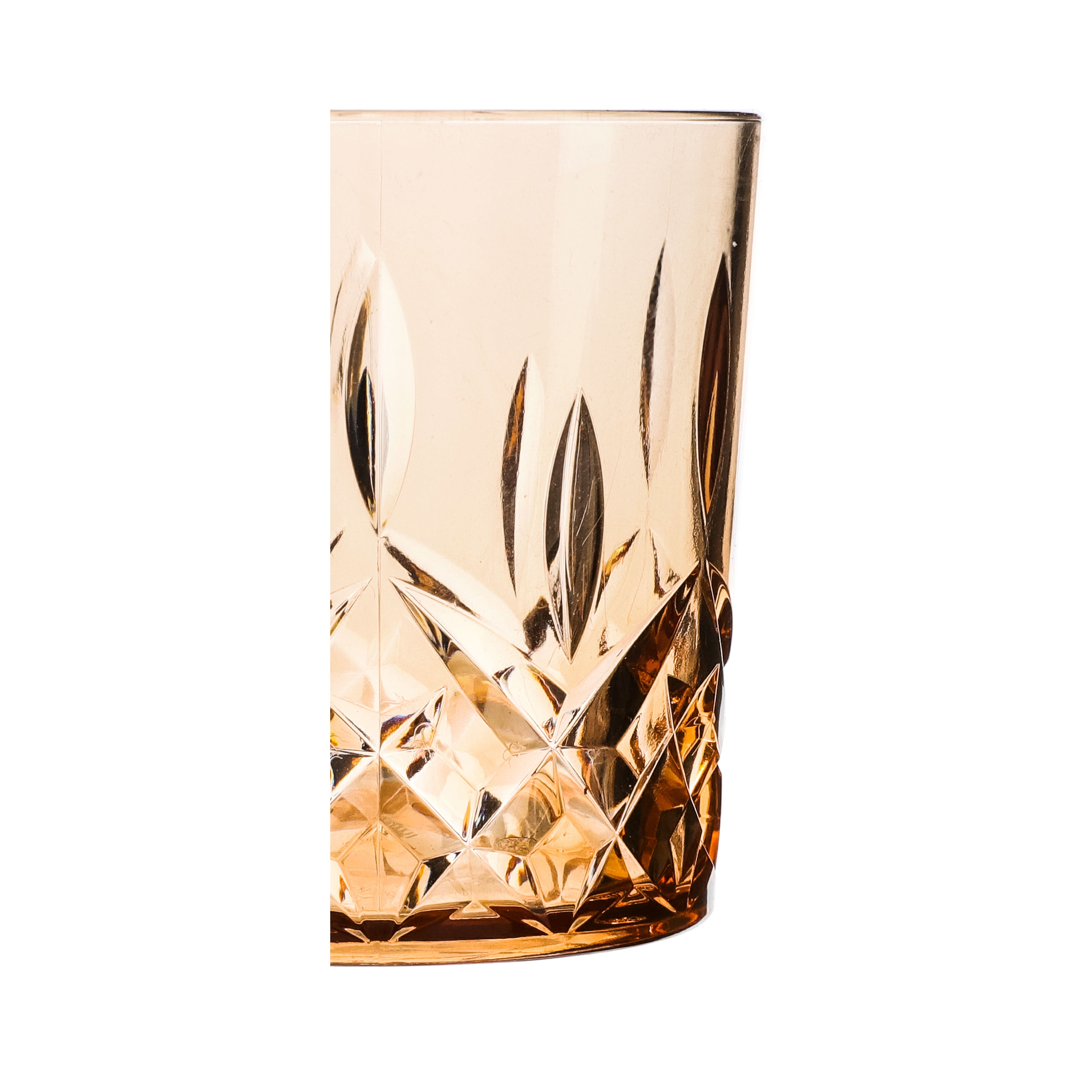 Acrylic Diamond Cut DOF Glass 1Pc