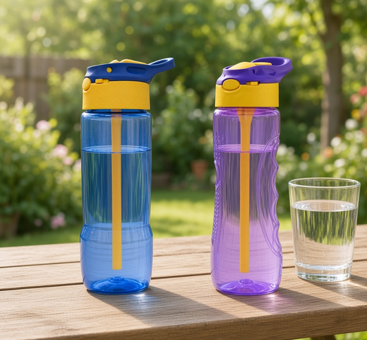 Gym & Travel Combo – Medium & Large Sports Bottles