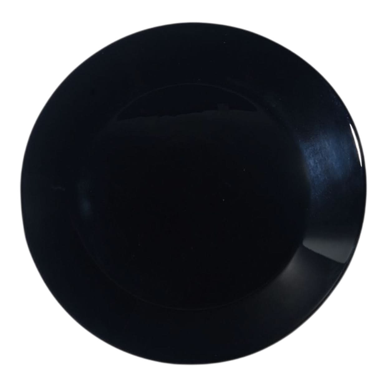 Opal Black Dessert Plate