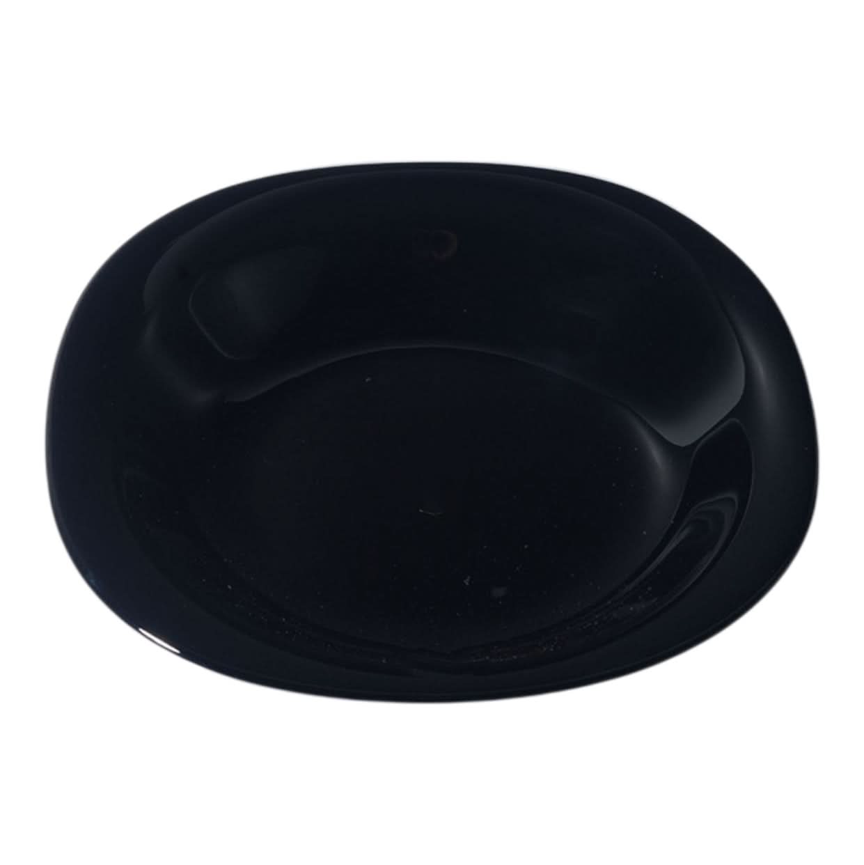 Opal Black Soup Plate