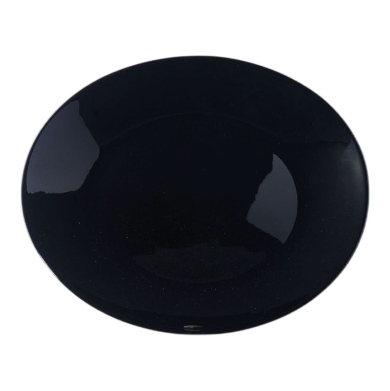 Opal Black Dinner Plate