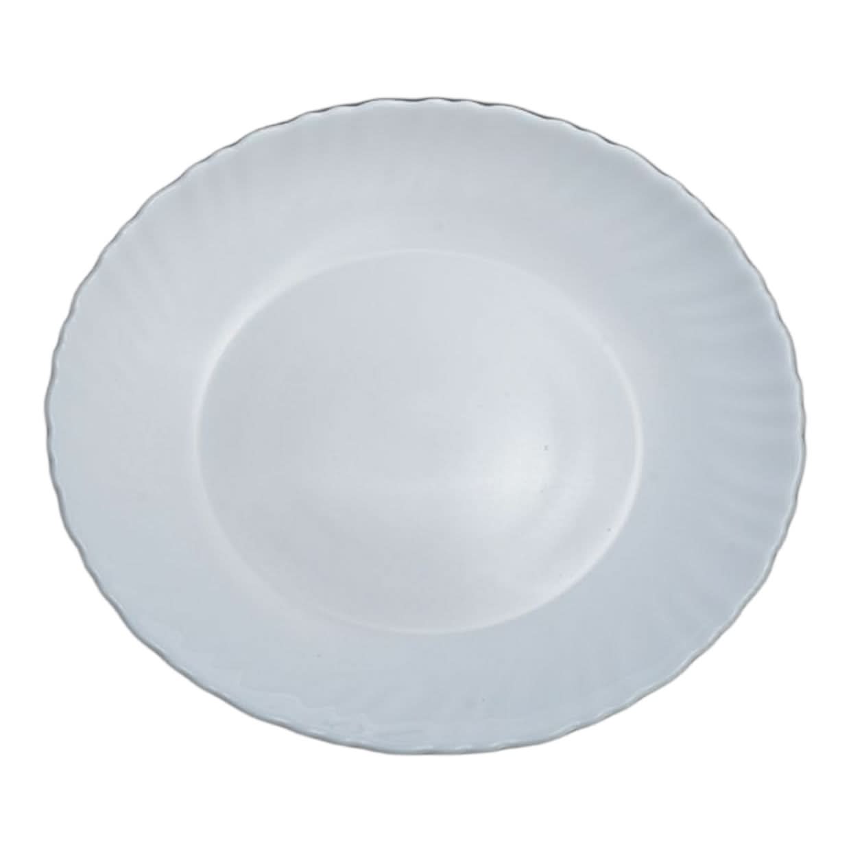Opal White Dinner Plate