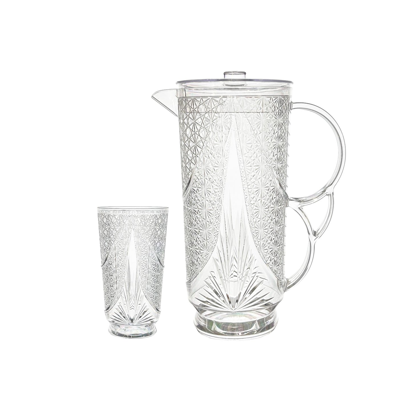 PETAL CRYSTAL WATER SET HB 1PC