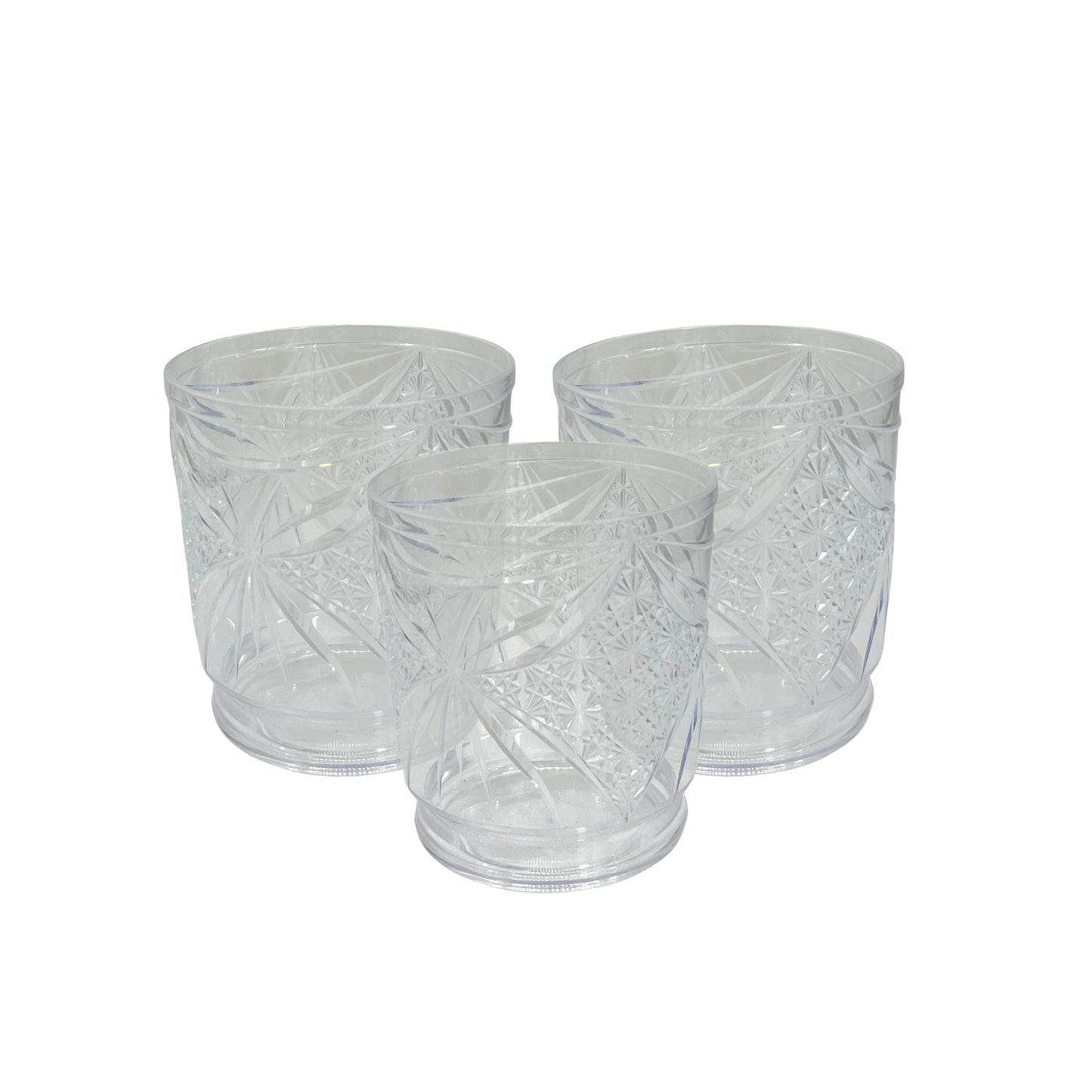 ELARA CRYSTAL GLASS DOF 3PC