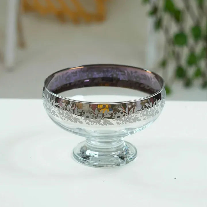 Silver Cut Ice Cream 7PC Set