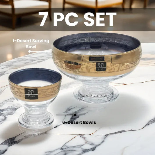 Venezia Golden Opal Ice Cream Set – 7 Pcs