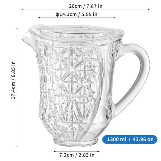 Acrylic Classic Crest Jug 1300ml 1 PC