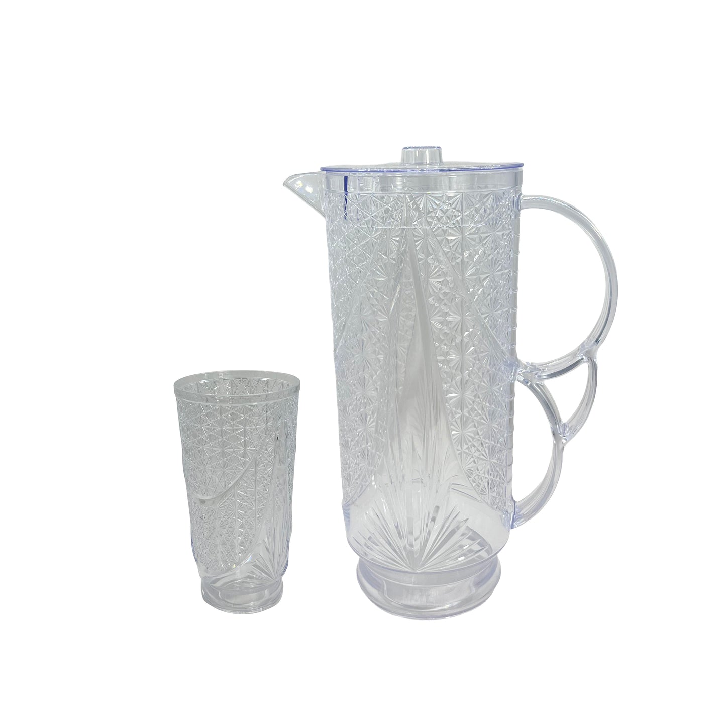 PETAL CRYSTAL WATER SET HB 1PC