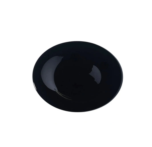 Opal Black Dinner Plate