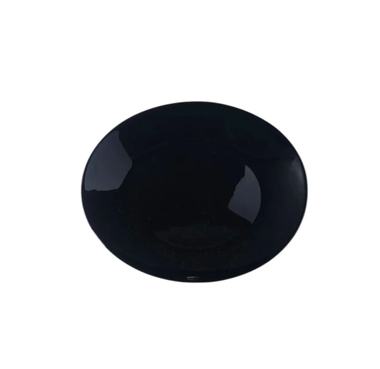 Opal Black Dinner Plate