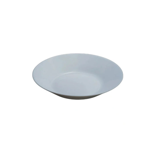 Opal White Soup Plate