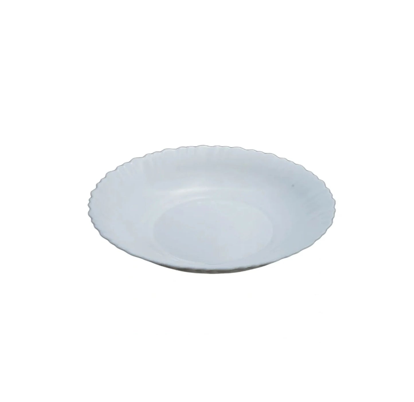 Opal White Dessert Plate