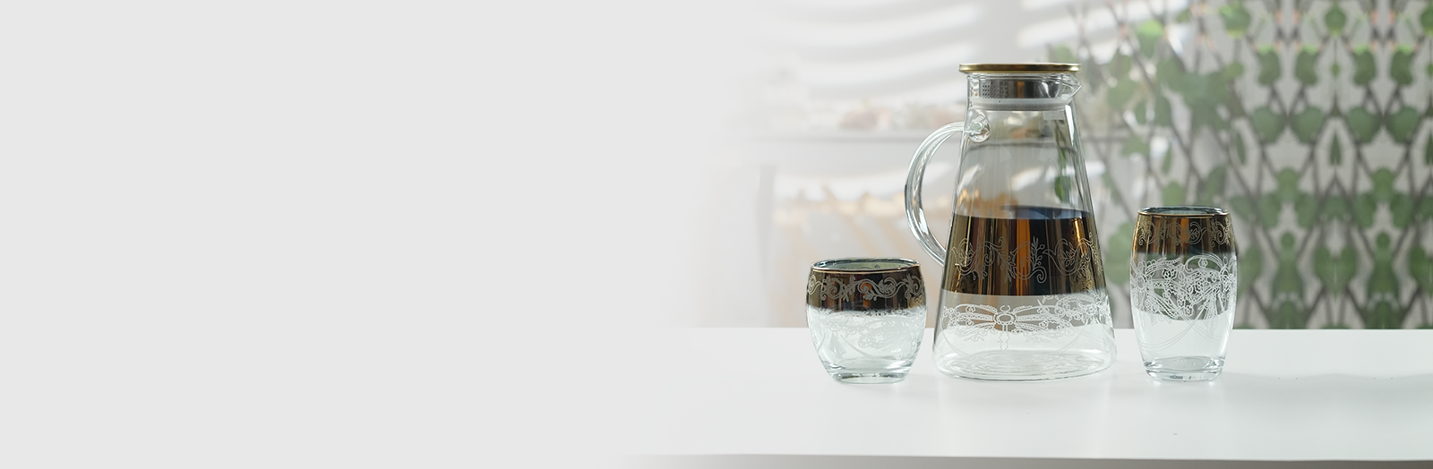 Golden & Silver Glassware Sets