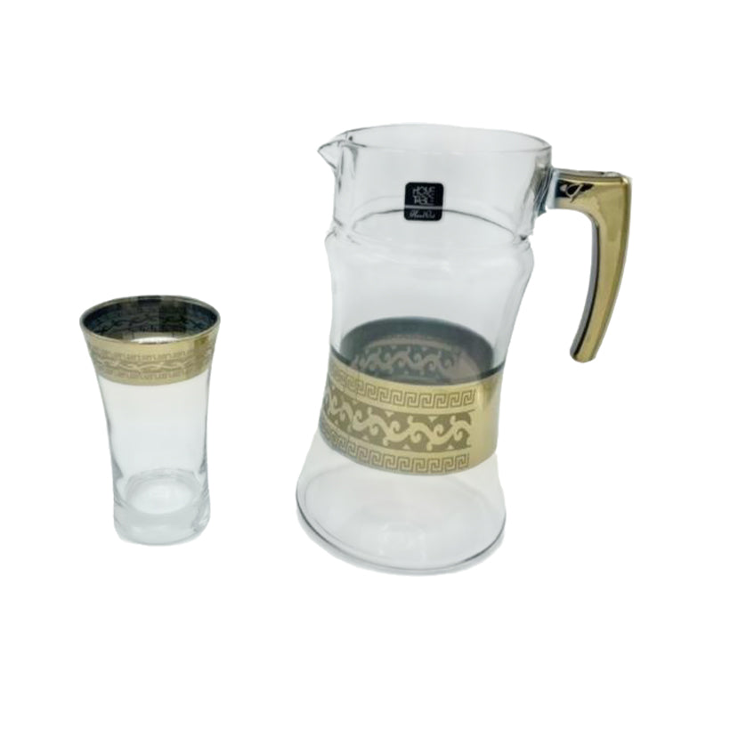 Premium Azur Golden Water Set 7Pc (Glass)