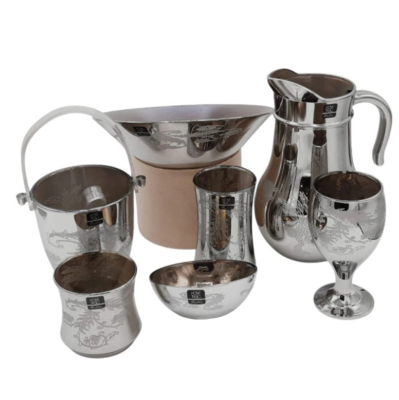 Western Drinkware Dining Silver Set (Glass)