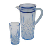 Acrylic Diamond Cut Water Set 7 Pc (Hb Glass)