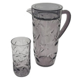 Acrylic Leaves Cut Water Set 7 Pc (Hb Glass)