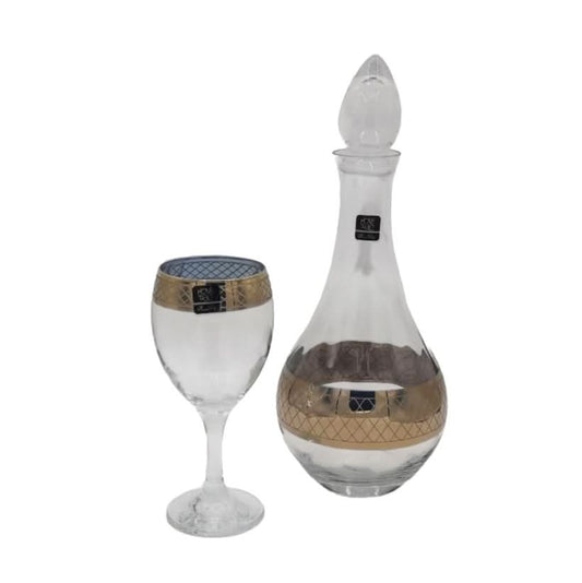 BISTRO Pitcher and Glassware Set 7PCS (Glass)