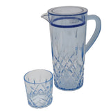 Acrylic Diamond Cut Water Set 7 Pc (DOF Glass)