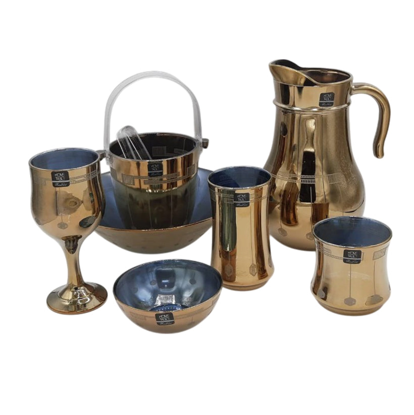 Classy Golden Cool Set 28Pc (Glass)