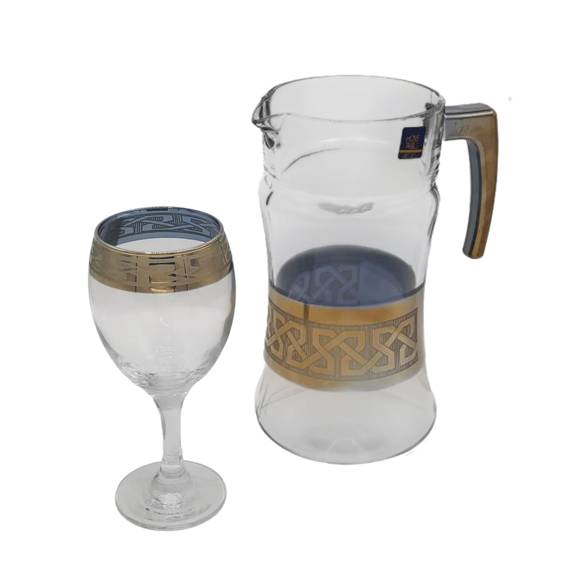 BISTRO Pitcher and Glass Set 7PCS (Glass)