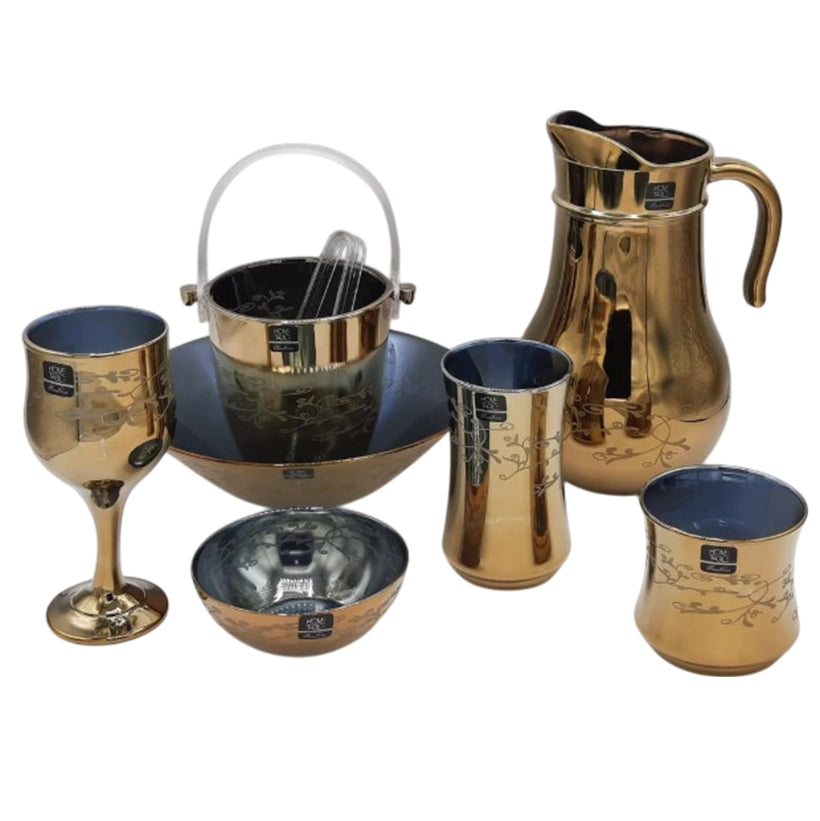 Elegant Golden Cool Set 28Pc (Glass)