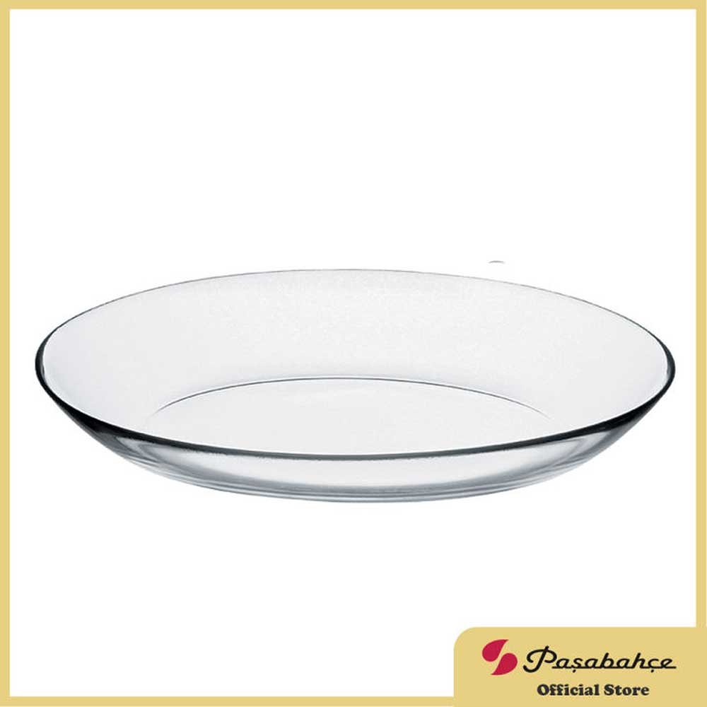 Classy Invitation Oval Tempered Plate