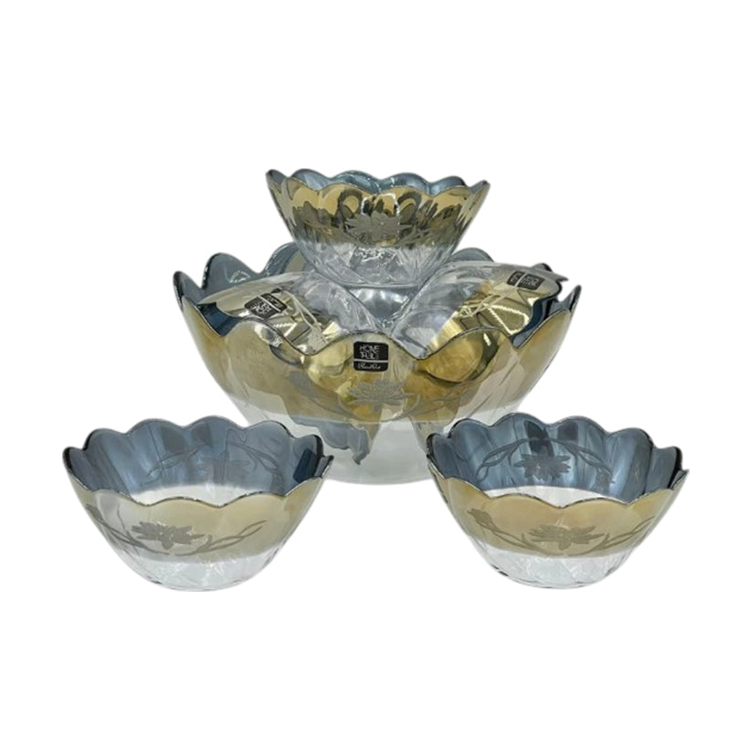 Royal Hasir Golden Fruit Set 7Pc (Glass)