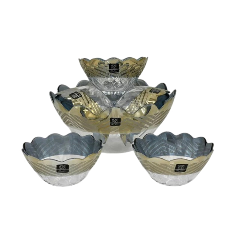 Classy Hasir Golden Fruit Set 7Pc (Glass)