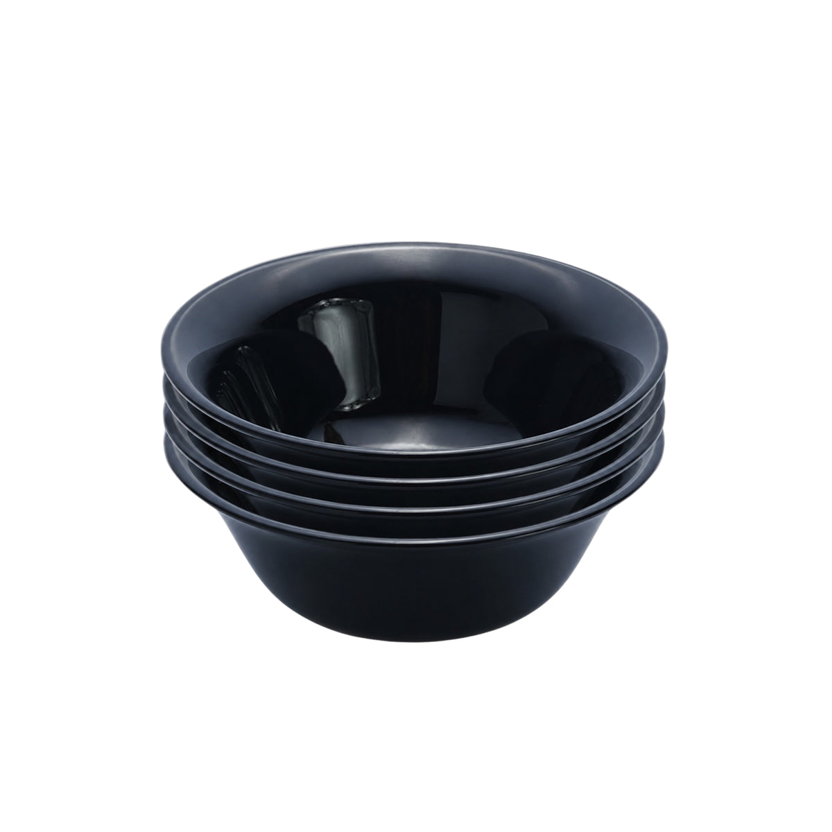Opal Black Elegance – Set of 4 All Purpose Bowls
