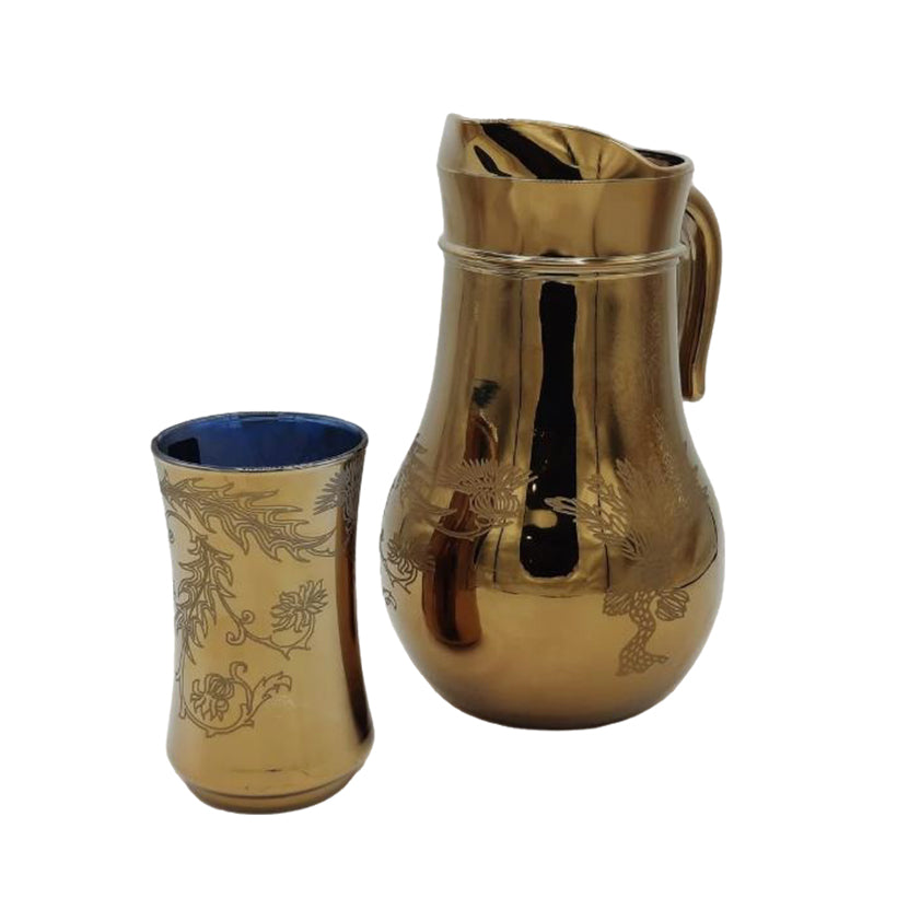 Western Golden Hb Water Set 7Pcs (Glass)