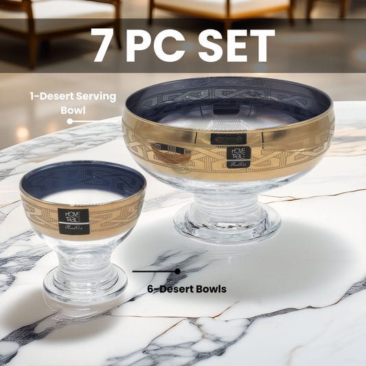 Venezia Golden Opal Ice Cream Set – 7 Pcs