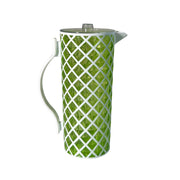 Diamond Cut Double Colour White+Blue Jug 1.8L